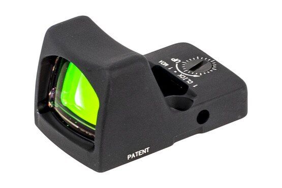 Trijicon 6.5 MOA RMR Type 2 Adjustable LED sniper red dot sight is designed to survive punishing handgun slide use with a grey anodized finish